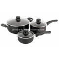 Küchenartikel 6 PCS Aluminium Non-Stick Coating Kochgeschirr Set